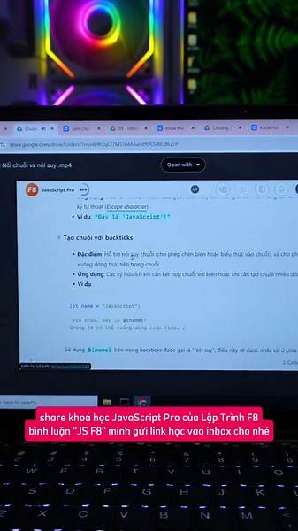 share khoá học JavaScript Pro của Lập Trình F8 #laptrinh #coder #cntt #developer #viral