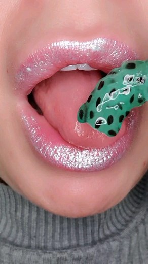 369K views · 2K reactions | ASMR Satisfying Eating  Frog Eggs Honey Jelly #asmr #mukbang #frozenhoney #Satisfyinglips | Satisfying Lips | Facebook