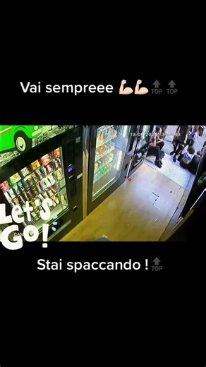 Surveillance Footage of Vending Machine Encounter