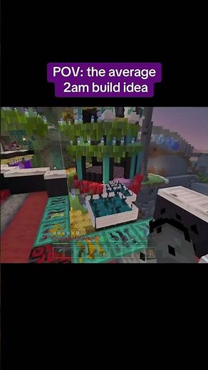 The late night ideas can get interesting #minecraft #minecraftbeauty #minecraftart