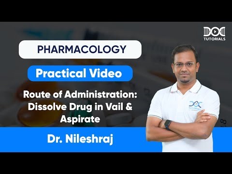 Dr. Nilesh Raj Reveals the Secret to Effective Drug Dissolution and Aspiration