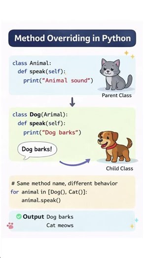 python oops concepts #coding #python #programming #youtubeshorts #shorts