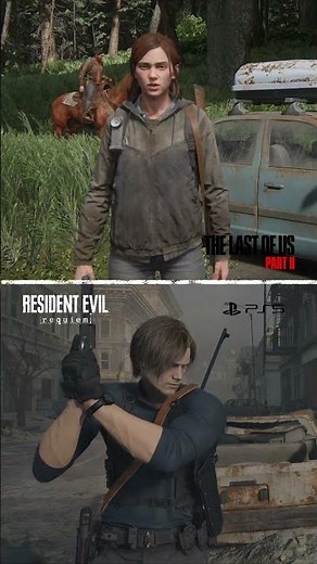 Resident Evil Requiem vs The Last of Us Part 2 – Weapon Switch Animation Comparison #gamingshorts