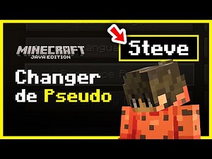 Comment changer son Pseudo Minecraft