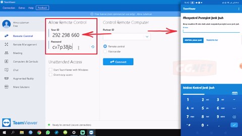 Cara Kontrol PC Dari Jarak Jauh Menggunakan HP