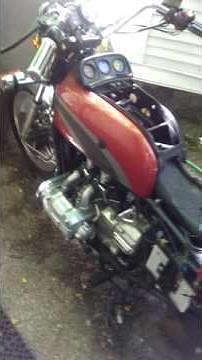Honda, goldwing,'79, GL1000, first start after engine & card rebuild
