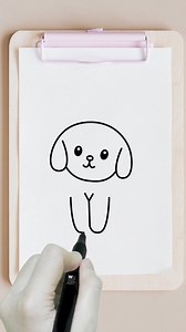 How to draw a dog #howtodraw #drawingtutorial #stepbystepdrawing #cutedrawing #kidsart | Whizk ART