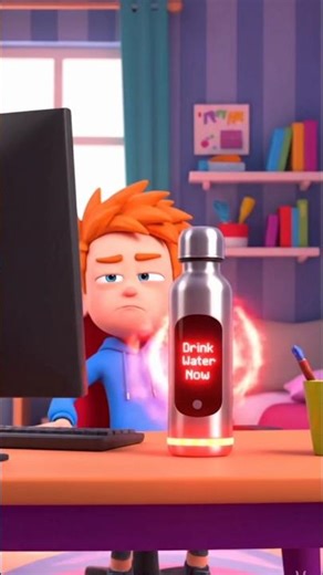 Smart Bottle Ne Di Warning 😂⚠️#shortvideo#3d #cartoon#comedyvideos#trending#viralvideo#funny#comedy