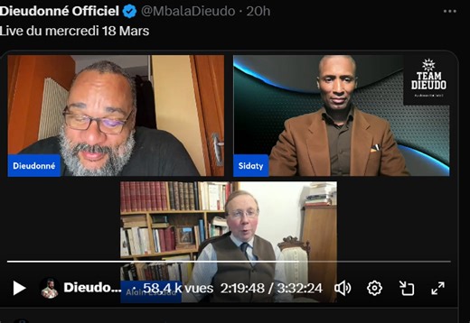 Alain Escada répond aux questions de Dieudonné sur l'affaire Epstein