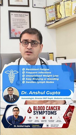 Blood Cancer Warning Signs Explained by Dr. Anshul Gupta | Medanta Lucknow