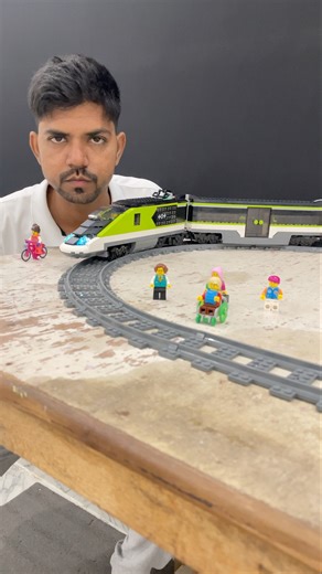 Lego High Speed Passenger Train Darlings And Boy Craziest On Tracks