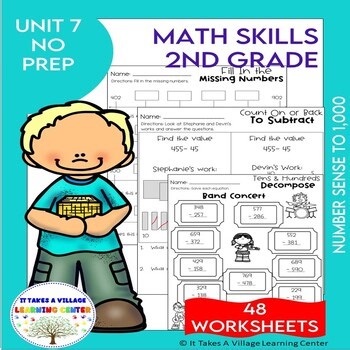IM® Grade 2  Adding & Subtracting within 1,000 Unit 7 Extra Practice Worksheets