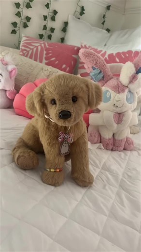 #ESSA || it’s short but I really wanted to post this.. anyway that dog shown is actually my dog coby he’s also a golden retriever so I thought this would be cute to film || #essa #essadog #essadogplushie #fypシ゚viral
