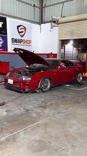 MH Tuning on Instagram: "Strapped down, laptop open, Supra ready. Precision tuning at SwapShop — power done right 🔥"