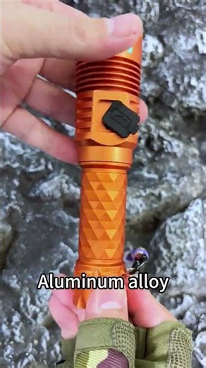 World’s Brightest Compact Flashlight? TK-A6 Handheld Demo (Ignites Paper!)