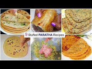 9 Stuffed PARATHA Recipes ... | #Breakfast #CookWithNisha