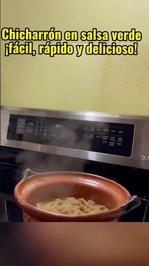 Chicharrón en salsa verde 🔥 listo en minutos