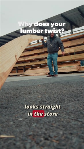 Lumber doesn’t twist by accident, it twists because moisture and grain direction decide what that board will do the moment you take it home. In winter, the swings between cold, heat, and indoor drying make warping even more common. Here’s how to choose better boards, what to avoid, and how to store your material so your project stays straight from start to finish. #lumbertips #contractorlife #buildsmart #woodworkingbasics #cumberlandsupply #constructiontips #homeprojects #hardwarestorefinds