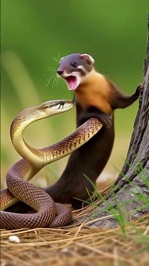 Epic Snake vs Animals Fight in the Jungle 🌿🐍 #WildlifeShorts #shorts