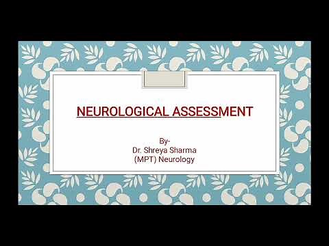Neurological assessment with notes in detail.....easy explanation