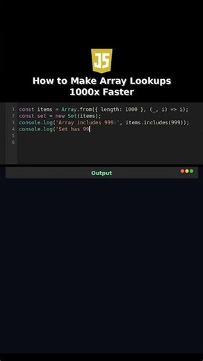 How to Make Array Lookups 1000x Faster #howto