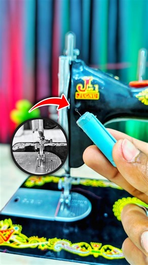 Needle Threading Tool at Home | Sewing Machine Needle Threading Tool | #experiment #electric #shorts