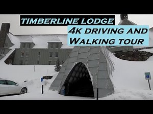 Timberline Lodge, Oregon | 4k Driving and Walking Tour | Dashcam