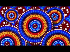 HD Ethnic Colorful Mandala Background Loops | Video Background Loops | VJ Loops | Siddam Bharat