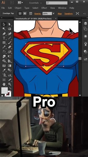 Beginner VS Pro Artist. Adobe Illistrator.