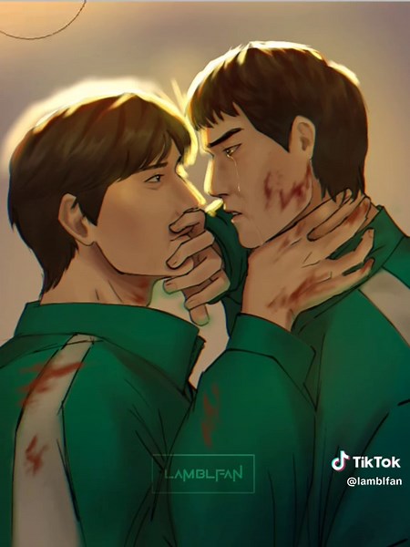 Squid Game 2 Fan Art Showcasing Iconic Bathroom Scene