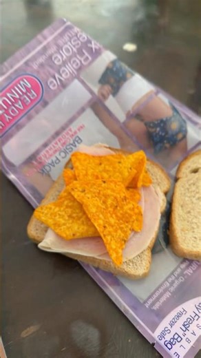 Dorito on a sandwich