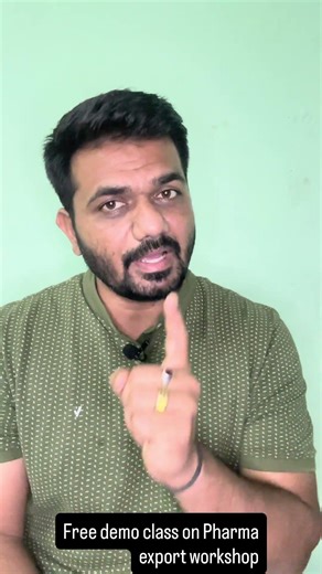 Free demo on pharma export workshop