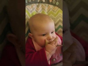 Baby Eating Food!