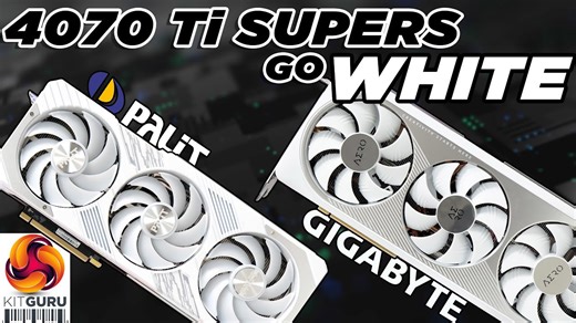 White RTX 4070 Ti SUPERs are here - Gigabyte Aero & Palit GamingPro
