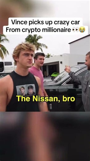 Vince picks up the most expensive car 😭😭✌️#vinceaesthetic #cars #millionaire #funny