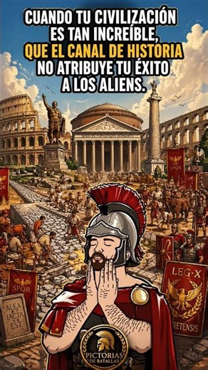 Cuando tú civilización es tan increíble que los del Canal Historia no se lo atribuyen a los aliens
