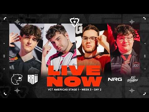 NRG vs 100T - VCT Americas Stage 1 - Week 3 Day 2