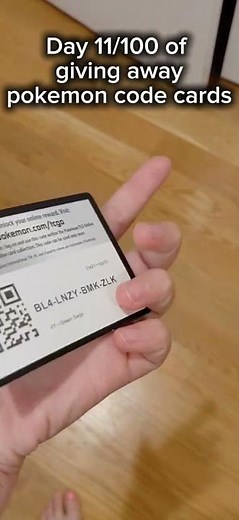 Day 11/100 of giving away pokemon code cards #pokemon #pokemoncodecards