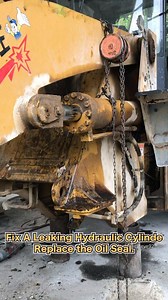 Fix a Leaking Hydraulic Cylinder , To Replace the Oil Seal. #mechanic #mechanicsteve #Hydraulic #Oilseal #trucks #tractor | Mechanic Steve