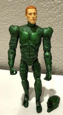 Spider-Man Movie Super Poseable 6"  Green Goblin w/ Mask 2002 ToyBiz See Video | eBay