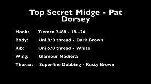 Top Secret Midge - Pat Dorsey