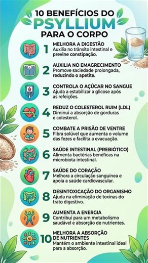 O SUPERALIMENTO do INTESTINO: Descubra os 10 Benefícios do PSYLLIUM #shorts