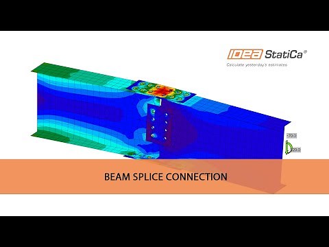 IDEA StatiCa : Beam Splice Connection Design