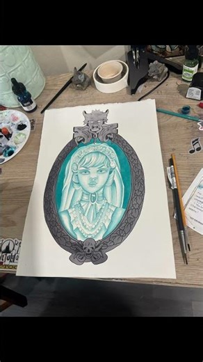 New Haunted Mansion painting- Constance