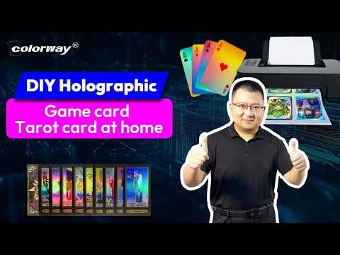 How to Make Custom Holographic Pokémon Cards | DIY Foil Cards with Holographic Paper