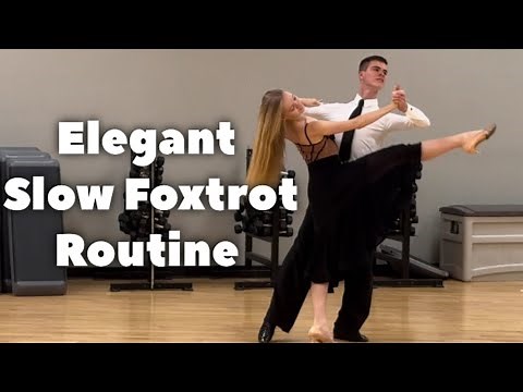 Elegant Slow Foxtrot Routine | Figure Names | Timing