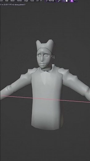 process of creating Chroma in a PSX style #chromakopia #blender3d #lowpoly #ps1