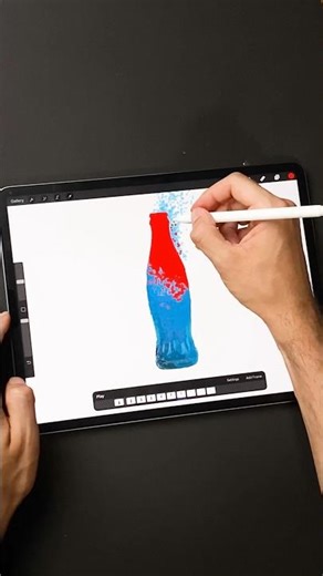 Best Coca-Cola animation 🤩 #logoanimation #procreate #cocacola #coke