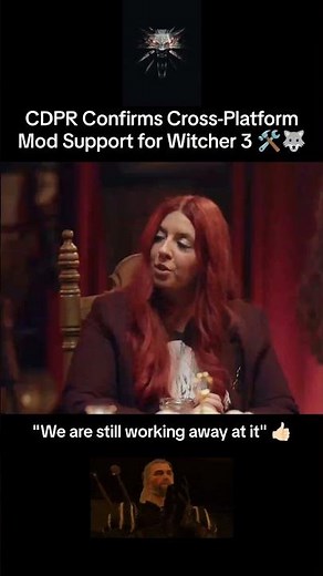 CDPR Confirms Cross-Platform Mod Support for Witcher 3 #TheWitcher3 #ModSupport #SongsofThePast
