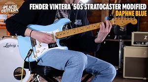 Combining the classic feel, vibe and sounds of the guitars we all covet from yesteryear, with a selection of player focus, modern day appointments, the Fender Vintera is the perfect middle ground between vintage and modern! Check out the awesome Vintera Modified '50s Stratocaster! With hotter pickups, a 9.5" radius and a alternative vintage flavour it's a real force to be reckoned with! Shop Here 🛒 : https://bit.ly/3C6Ekuq Why should you buy from Peach Guitars? Let us tell you! At Peach Guitars